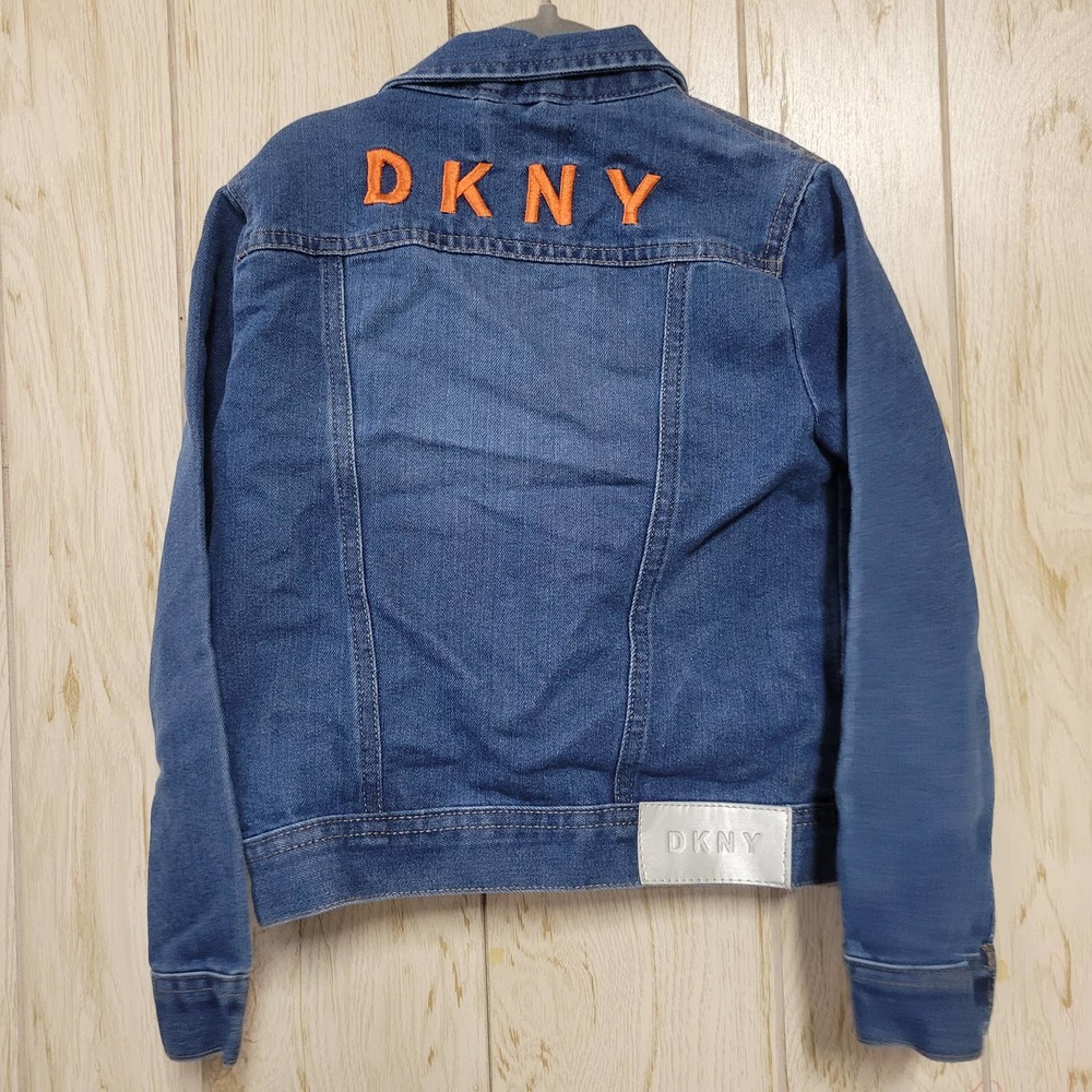 DKNY Girls Button Down Denim Jacket 6 - Picture 5 of 5